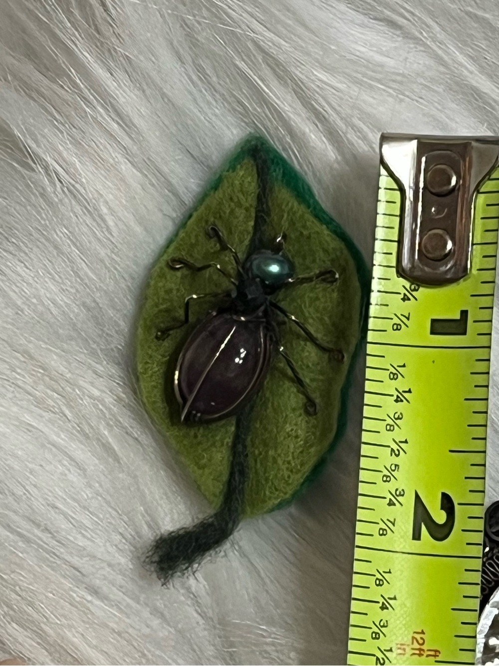 Handmade Insect Brooch - Picture 7 of 7